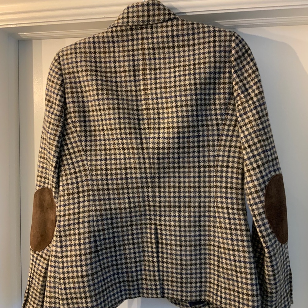 JCREW Women's Black and White Houndstooth Blazer - Picture 3 of 4